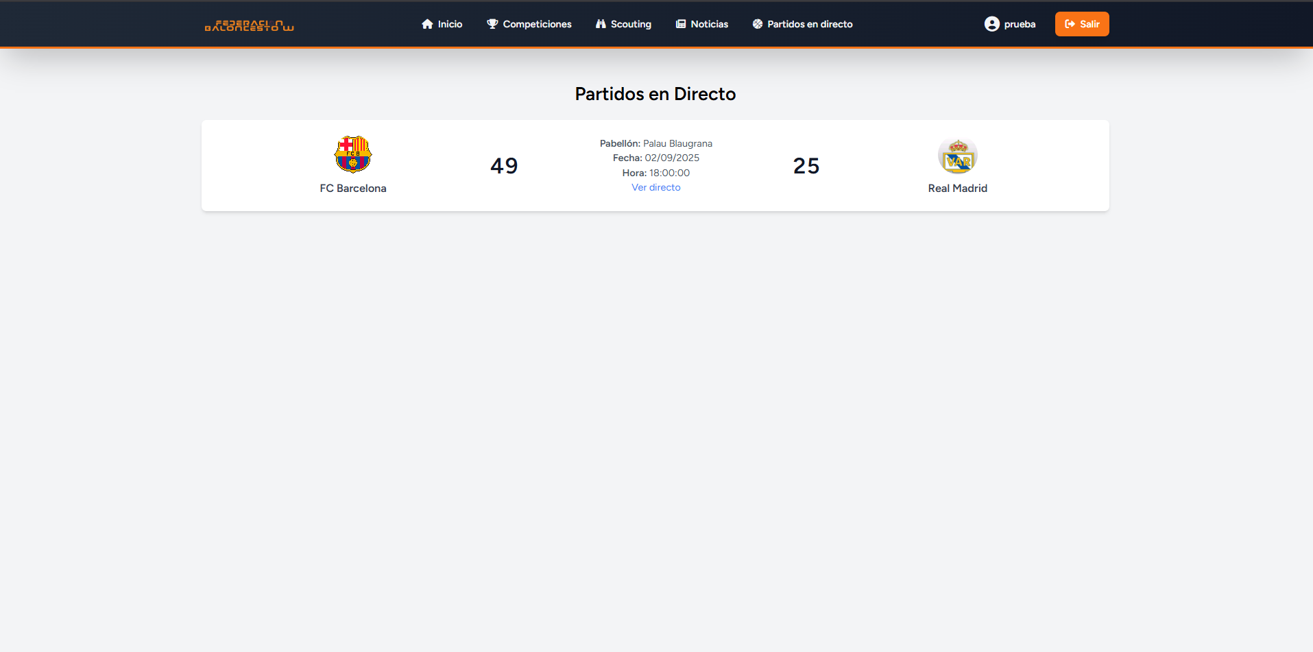 Federación de Baloncesto imagen 2